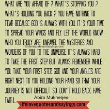 What Are You Afraid Of.. - Love Quotes And Sayings via Relatably.com