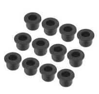 QUARKZMAN 20Pcs Passe Fils en Caoutchouc en Forme de T Diamètre de Montage  13mm, ID 8mm, Hauteur 12mm Noir Protection d'Étanchéité Passe-Câbles ...