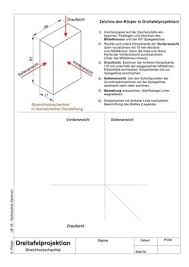 3 Tafel Uebungen In 2020 Technisches Zeichnen 3 Tafel Projektion Zeichenubungen