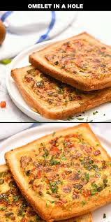 Omelet In A Hole Video In 2020 Omelette Recipe Easy Breakfast Recipes Easy Quick Breakfast Recipes