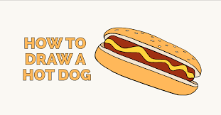 Today i'll show you how to draw an adorable cartoon hot dog version of a dachshund dog. How To Draw A Hot Dog Really Easy Drawing Tutorial