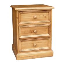 Bedside tables, also known as nightstands, are small tables that are placed along the sides of a bed. Antique Pine Bedside Table 3 Drawer