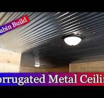 Installing Corrugated ROOFING METAL for our Cathedral ...