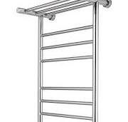 WarmlyYours Summit Dual Connect (Hardwired and Plug in) Towel Warmer - 19"w  x 35.5"h - Chrome