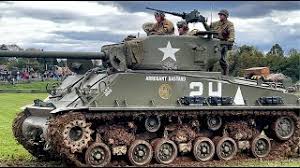 M4 Sherman Tank Easy Eight Demonstration M4A3E8