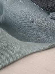 Duz Fon Perde Denim Dokulu Acik Mint Yesili Fon Perdeler Perde Kornis