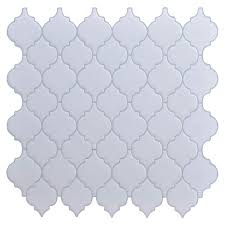 White (624) orange (1,289) yellow (613) pink (1,111) purple (573. A17066 10 Sheets Peel And Stick Tile Backsplash For Kitchen White Arabesque Backsplash Tile