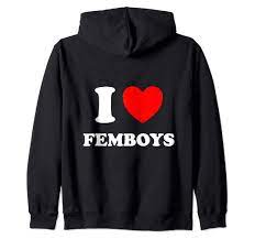Amazon.com: I Love Femboys Crossdressing Sissy Femboy Zip Hoodie :  Clothing, Shoes & Jewelry