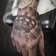 Maybe you would like to learn more about one of these? 15 Stylish And Best King Tattoo Designs With Pictures In 2021 Hand Tattoos For Guys Crown Hand Tattoo King Tattoos