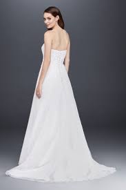 From city hall weddings and outdoor weddings to casual wedding attire, we have all the best casual casual wedding. Strapless Chiffon Tall Wedding Dress With Drape David S Bridal