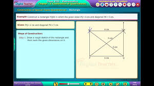 Construction Of Special Types Quadrilaterals Class 8 Maths In 2020 Classroom Solutions Teacher Software Smart Class