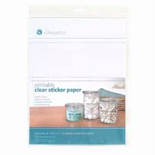Printing on clear sticker paper tutorial depending on your printer, you'll need laserjet or inkjet requirements: Silhouette Printable Clear Sticker Paper 8 5x11 8pk Walmart Com Walmart Com