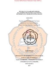 Check spelling or type a new query. Top Pdf Penghayatan Sakramen Krisma Dalam Hidup Menggereja Kaum Muda Di Paroki Santa Maria Di Fatima Sragen 123dok Com