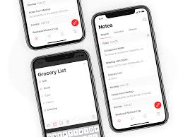 Notes App For Ios Ios Notes Ios Design App