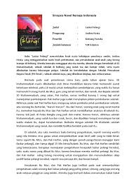 Bentang pustaka tahun terbit : Sinopsis Novel Laskar Pelangi