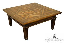Get the best deal for tuscan coffee tables from the largest online selection at ebay.com. Henredon Furniture Rustic Italian Tuscan Style 48 Square Accent Coffee Table With Inlay Top High End Used Furniture