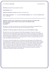 Consistency is the key you should begin a personnel file for each employee on the date of hire and most, but not all, important Hr Transcription Services Take Note