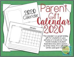 This Calendar Is A Great Holiday Gift For Students To Give Parents Or Loved Ones Students Personali Student Gifts Parent Gifts Parent Holiday Gifts