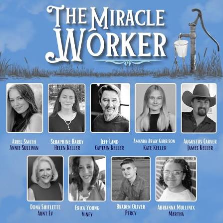 ✨ Meet the Cast of The Miracle Worker! ✨ We're so excited to introduce the  incredible cast bringing The Miracle Worker to life on our stage! This  powerful and inspiring story follows