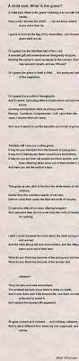 A Child Said What Is The Grass By Walt Whitman A Child Said What Is The Grass Poem Sayings Poems Childrens Poems