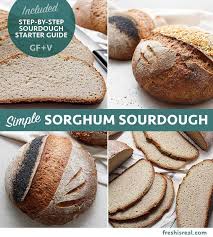 In addition, the time it takes for the starter do its job as the worker bee in making that bread rise, is much greater than i was used to. Simple Sorghum Sourdough Recipe Gf Vegan Bread Fresh Is Real Gluten Free Sourdough Wheat Free Bread Gluten Free Baking