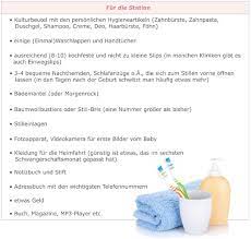 Kliniktasche Packen Mamiweb De