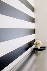 Black And White Striped Removable Wallpaper Want A Bold Look We Love A Black And White Striped Accent Wall Plus It S Removable Wallpaper From Chasingpapernyc Which Equals Low M Home Decor Home Decor