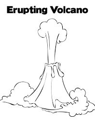 Remarkable volcano island coloring page with volcano coloring. Erupting Volcano Coloring Page Free Printable Coloring Pages For Kids