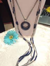 True Blue Necklace With Double Take Enhancer Jessicamaynard Mypremierdesigns Com Www Facebook Com Premier Designs Jewelry High Fashion Jewelry Premier Designs