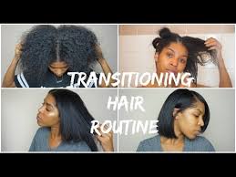 Try both and stick to what works best for your hair. Transitioning To Natural Hair Growing Out Your Relaxer