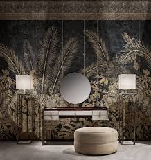L Eta Dell Oro Torna L Effetto Gold Nell Interior Decoration In Tutte Le Sue Sfumature Stile Art Deco Moderno Carta Da Parati Parete