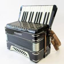 Hohner Student Iii 24 Bass Piano Accordion Case Black