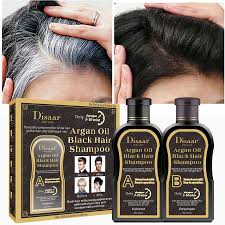For best results, apply product to freshly shampooed, towel dried, damp hair, so it is free of product build up. Disaar Argan Oil Hair Black Shampoo Set Quick Hair Color Shampoo Lasting 400ml Price From Jollychic In Saudi Arabia Yaoota