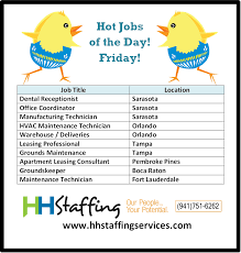 Hey There Jobseekers Are You Ready For Easter Weekend How About A Little Peek At The Exciting Emplo Dental Receptionist Staffing Agency Leasing Consultant