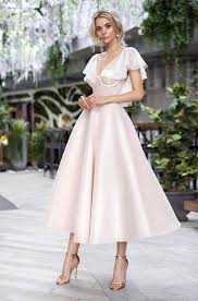 Nothing will please you as lace boho wedding dresses. Short Boho Wedding Dress Beach Simple Modern Short Mini Sleeves Stylish Open Corset Tulle High Low