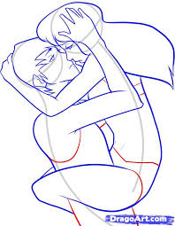 How To Draw Couples Step By Step Figures People Free Online Drawing Tutorial Added By Dawn March 1 Drawings Of Love Couples Couple Drawings Love Drawings