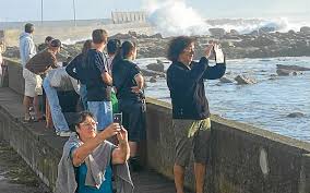 Photo Saint-Gunol sous la tempte d't : la mer dchane et les ...