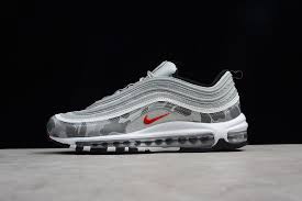 Spring Summer 2018 Original Unisex Nike Air Max 97 Bullet Sliver Camo 884421 001 Nike Air Max 97 Air Max 97 Nike Air Max