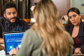 5 06 Fire Brimstone 18 Jun 2020 Ashley Johnson Patterson Ennis Esmer Rich Dotcom Audrey Esparza Tasha Zapata C 2020 Nbcuniversa Hair Hair Pontoes