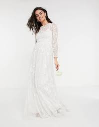 Check spelling or type a new query. Asos Edition Ava Verziertes Hochzeitskleid Mit Durchgehender Stickerei Asos
