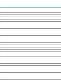 printable lined paper pdf page notebook paper template writing paper template paper template