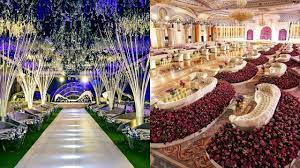 Not only will they guarantee luxury, they'll serve as gorgeous accents to your wedding pictures. World Most Expensive Wedding Reception Decorations Luxurious Wedding Decor Images Youtube