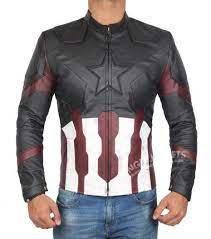 Captain America Infinity War Jacket Free Shipping Discounted Price Shop Now Aveng Captain America Leather Jacket Captain America Jacket Leather Jacket