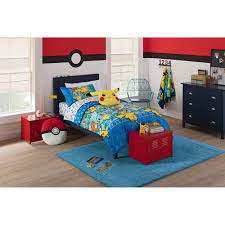 Pokemon First Starters Twin Bed In A Bag Comforter Sheets Pillowcase Bedding Set Pokemon Pikachu Charman Boys Bedroom Decor Pokemon Room Boys Bedroom Themes