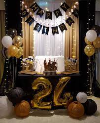 Pin By Luisana Sandoval On Mis Pines Guardados Simple Birthday Decorations Birthday Balloon Decorations Mens Birthday Party Decorations
