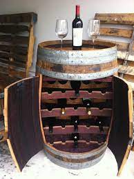 ᐅ bar aus paletten selber bauen kaufen palettenbar. Selbst Machen Weinregale Fass Improvisiert Anordnung Diy Weinregal Weinregale Selbstgemachtes Weinregal