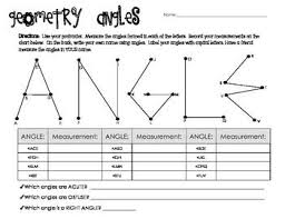 Measuring Angles Of Angle Measuring Angles Measuring Angles Worksheet Geometry Angles