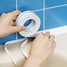 Description <br /> made of transparent acrylic material, the acrylic tape is flexible and sturdy, easy to apply. Mouldproof And Waterproof Tape For Kitchen Or Bathroom Seekfancy Com