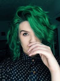 28 Crazy Hairstyles Ideas You Must See Now Green Hair Dye Dark Green Hair Green Hair Colors