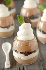 Mint Chocolate Mousse Cookies Cream Parfaits The Kitchen Mccabe Recipe Desserts Fancy Desserts Mint Chocolate